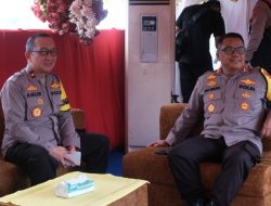 Kapolda Sultra Tinjau Pos Pam Idul Fitri di Mall The Park, Arahkan Anggota Tertibkan Parkir Liar