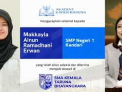 Salah Satu Perwakilan Polda Sultra Lolos Seleksi SMA Kemala Taruna Bhayangkara