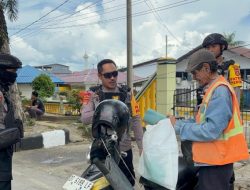 *Satgas Ops Pekat Anoa 2025 Amankan Petugas Parkir Liar di Indomaret Lawata*