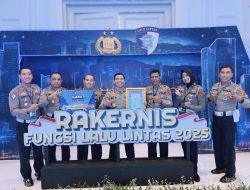 Direktorat lalu lintas (Ditlantas) Polda Sultra Raih Penghargaan Penyelesaian Penanganan Laka Tercepat 3