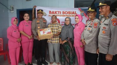 Polres Wakatobi Salurkan Paket Sembako dalam Rangka Hari Bhayangkara ke-79