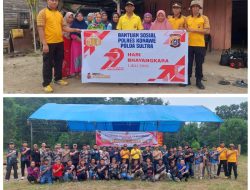 *Memperingati Hari Bhayangkara ke-79, Polres Konawe Gelar Lomba Menembak dan Bagikan Bansos Kepada Warga Sekitar*