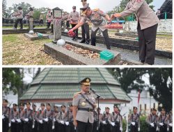 *Polda Sultra Gelar Upacara Ziarah di TMP Watubangga Peringati Hari Bhayangkara ke-79*