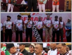 *Semarak Hari Bhayangkara ke-79, Polda Sultra Gelar Jalan Sehat dan Senam Bersama di Ex MTQ Kendari*