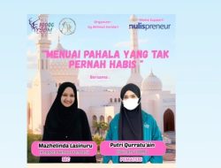 Komunitas Akhwat Kendari kembali menghadirkan kegiatan inspiratif bertajuk “Menuai Pahala yang Tak Pernah Habis